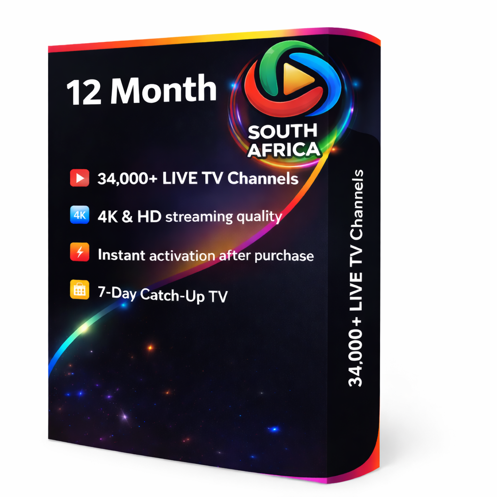 12 Month IPTV Subscription Packages in South Africa